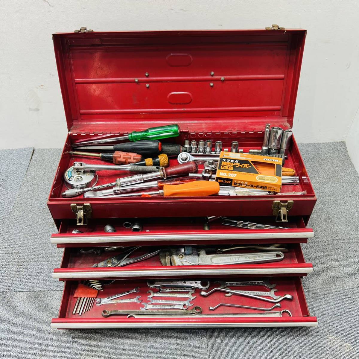220527-126】工具セット KTC スナップオンSnap-on 工具セット 工具箱