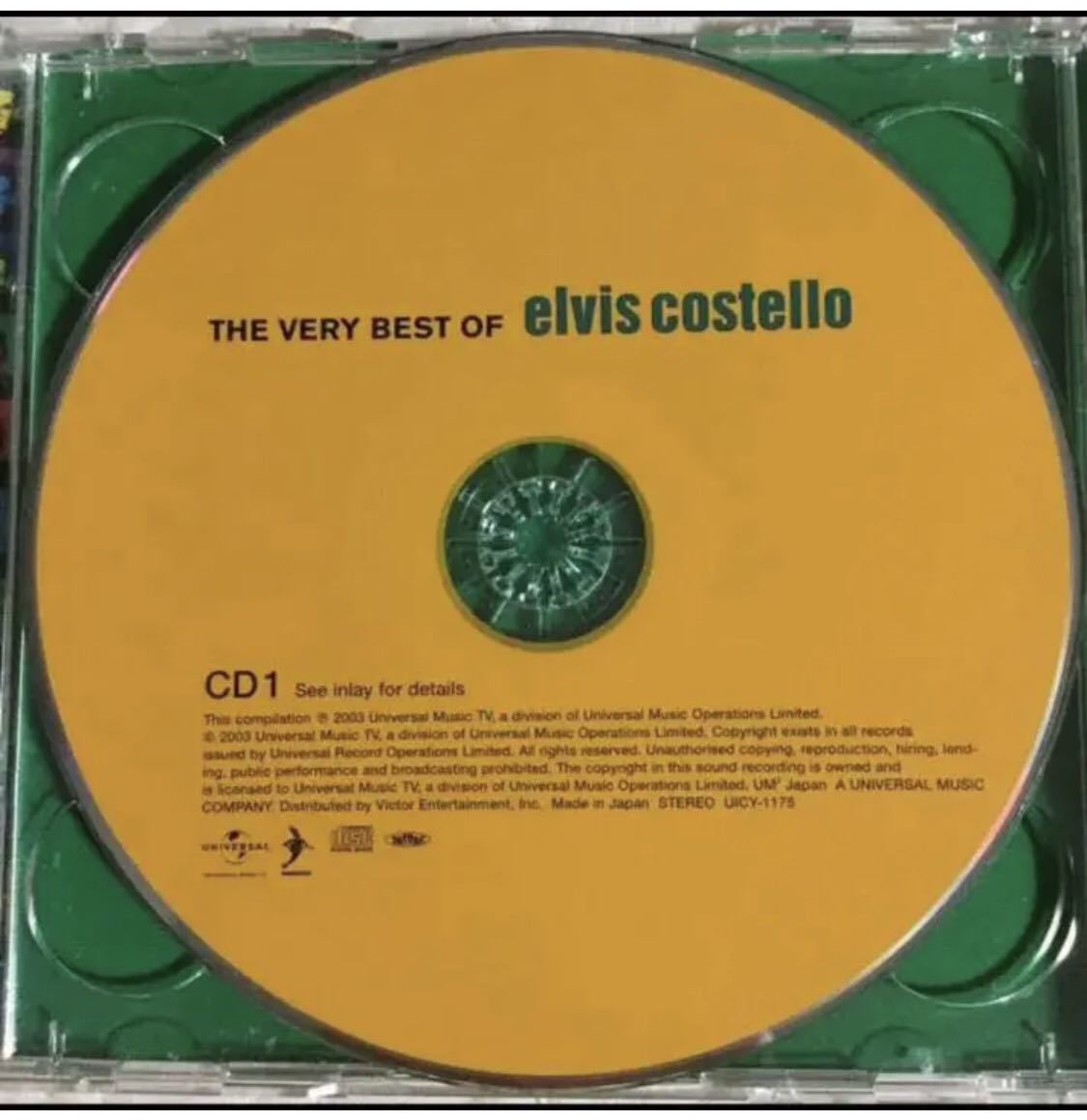2CD！Elvis Costello/ THE VERY BEST OF 〜
