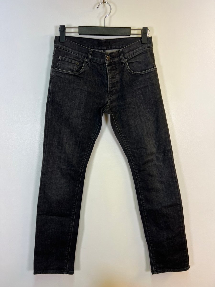お取り寄せ】 プラダ☆ブラックデニム ☆PRADA TAPERED スキニーパンツ
