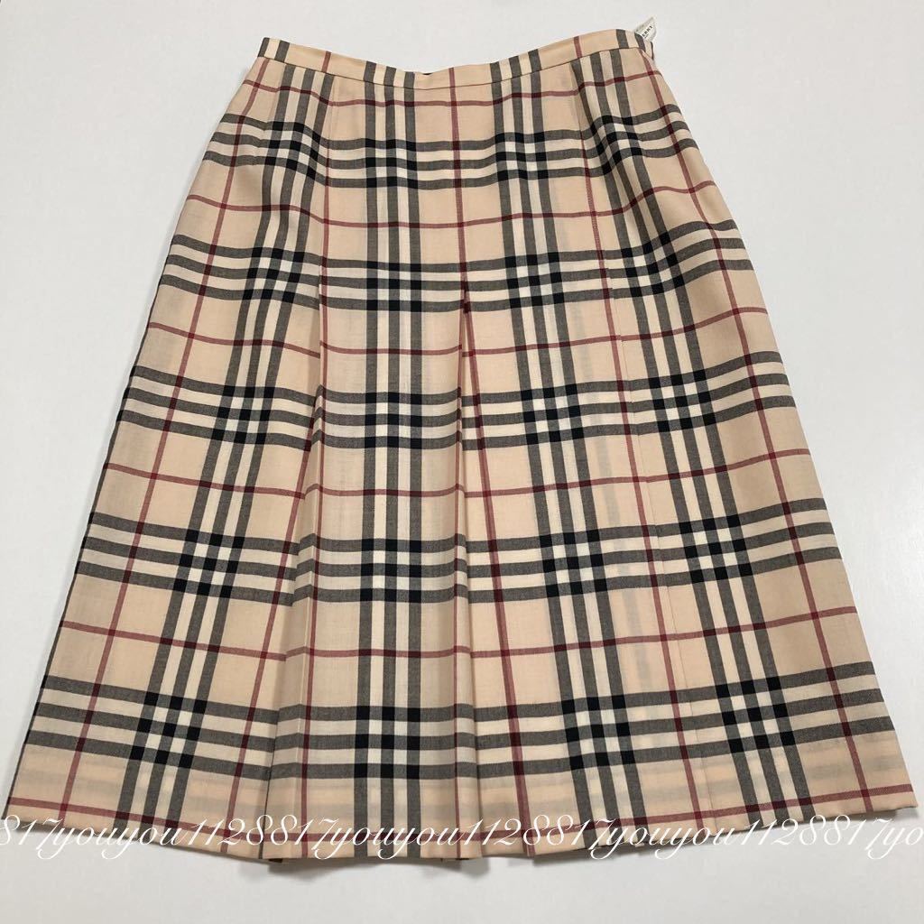 大きいサイズ／美品 バーバリー BURBERRY ノバチェック スカート