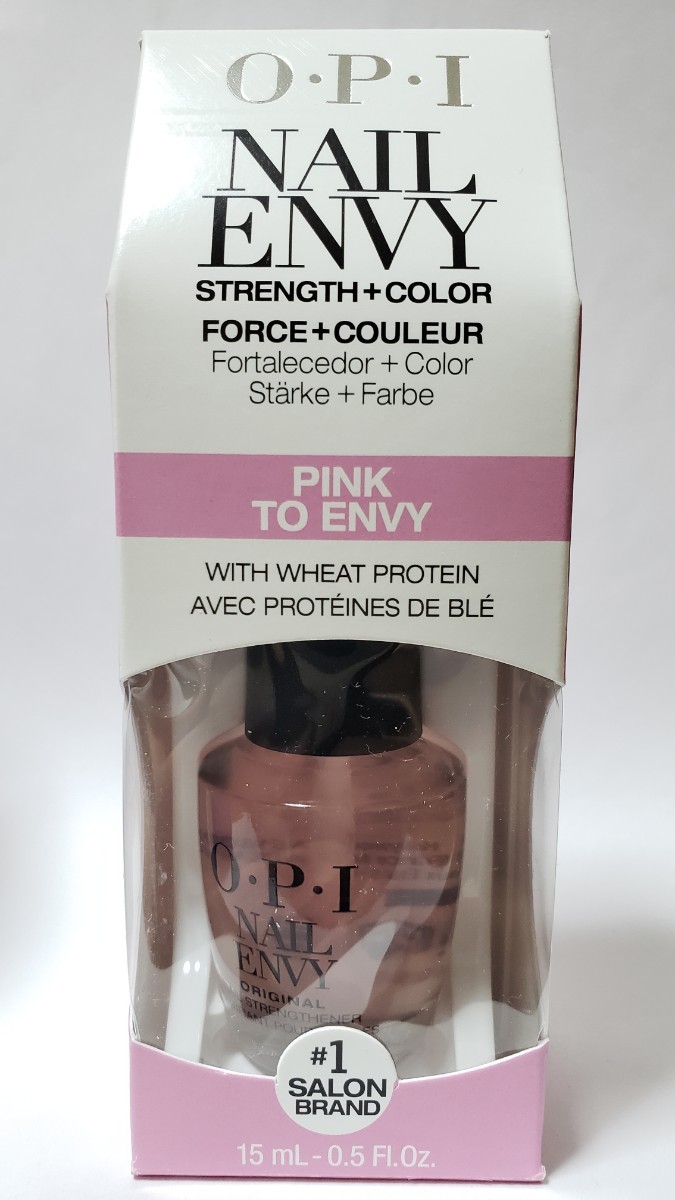 OPI NAIL ENVY ピンク トゥ エンビ 新品 箱付 15ml アメリカ製 Pink To Envy