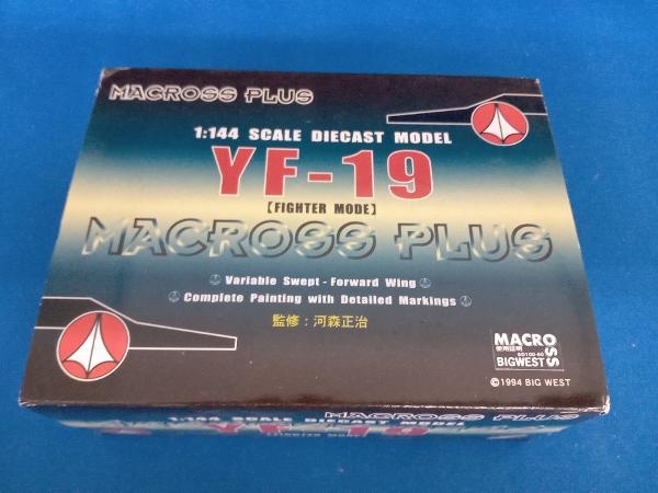 超時空要塞マクロス マクロスプラス 1/144 YF-19 ダイキャスト の商品
