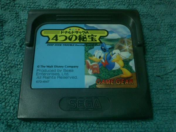  prompt decision GG/ Game Gear Donald Duck. 4.. .. postage 164 jpy ~