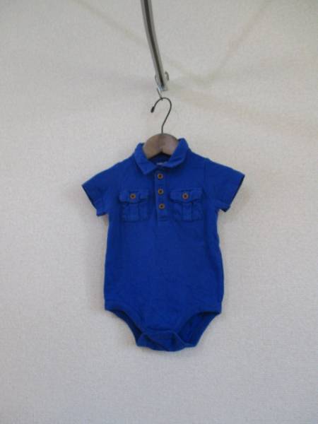 BABYGAP blue rompers size 70(USED)61317