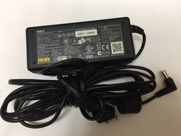 「中古美品」NEC LaVie ADP-60NH ADP64 PC-VP-WP36 PC-VP-WP17 19V 3.16A ACアダプター_写真は流用、実物と多少違う場合もあります