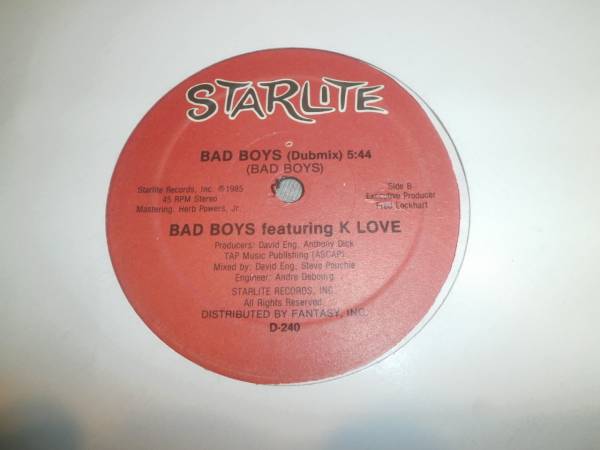 BAD BOYS feat K LOVE / BAD BOYS /エレクトロ/オールドスクール/DJ HAZIME_画像2