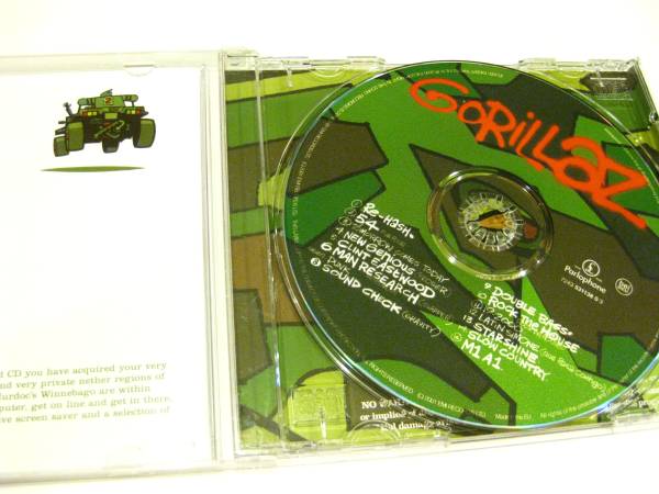 ●●ゴリラズ「Gorillaz」2001年、ブラー、デーモン・アルバーン、Blur、Tomorrow Comes Today_画像2