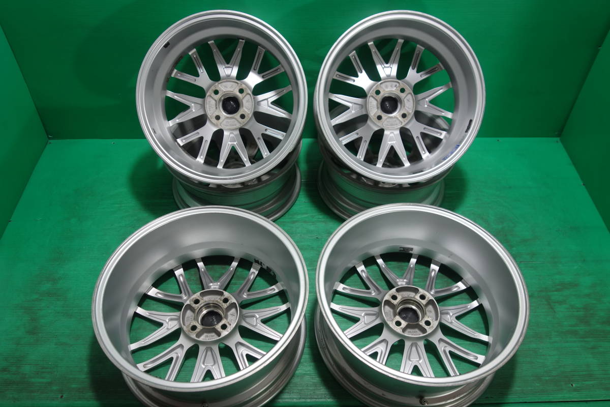 H1194 送料無料 RAYS Sebring GEM CROSS FADE 16-5.5J +45 / 17-7J +28 PCD100 ハブ径65mm 4H 4本セット 16インチ 17インチ 前後異形 美品