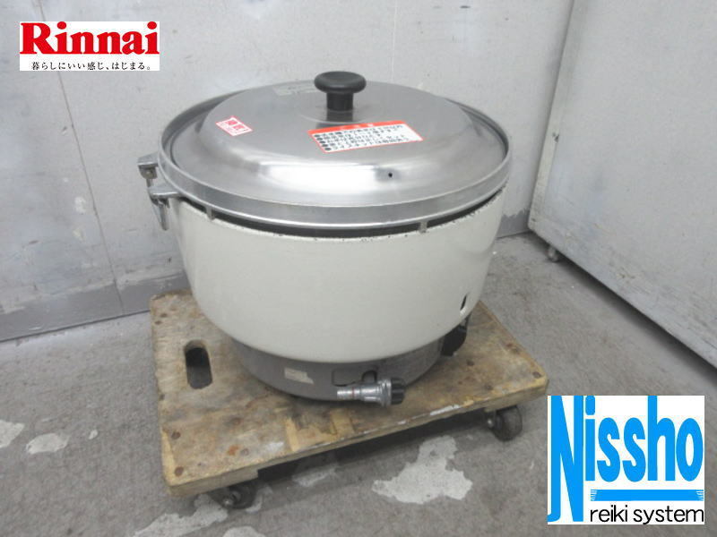 トップ リンナイ 業務用ガス炊飯器 RR-550CF 5升炊 10L 内釜フッ素加工
