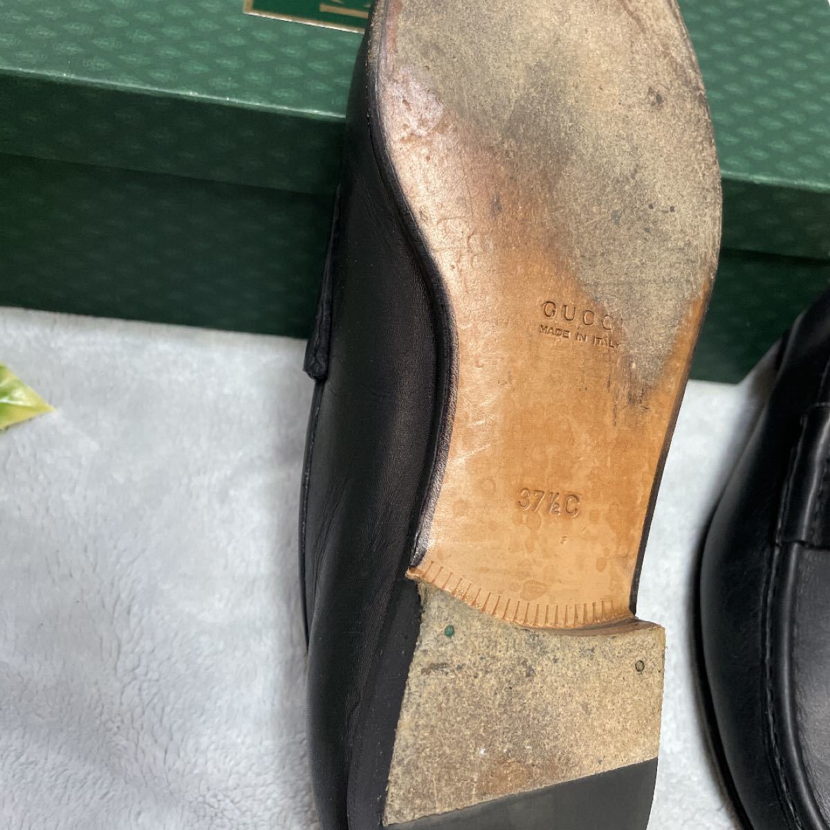 GUCCI オールドグッチ ホースビットローファー 革靴 23.5cm geocoach.co.jp