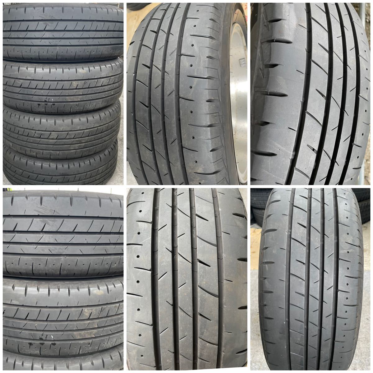 20年式。日産AUTECH(RAYS)純正16インチ×6J＋45 114.3/5穴  BRIDGESTONE/PLAYZ 195/60R16 ラジアル4本★セレナ ラフェスタライター等。の画像6