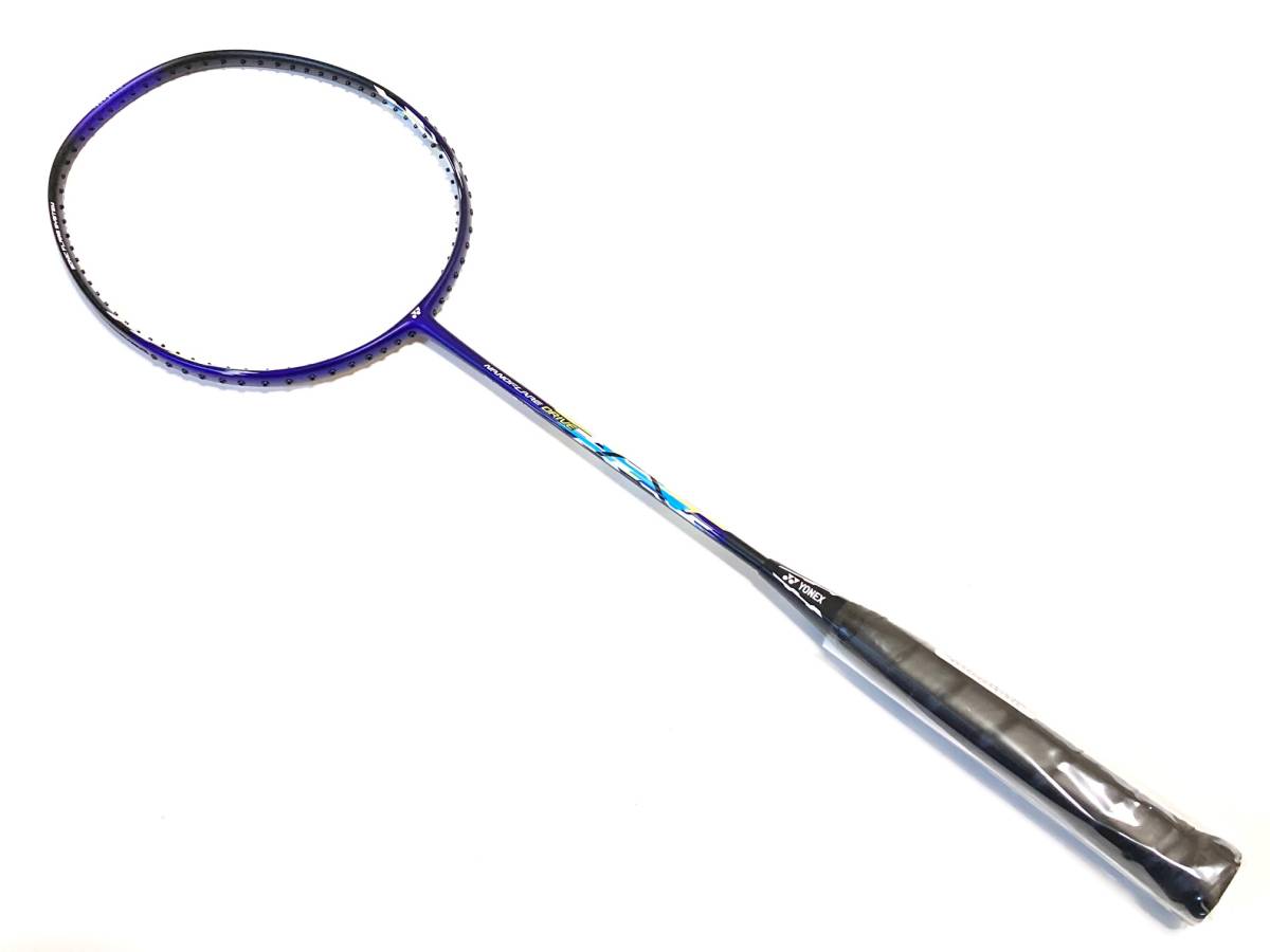 張上げ500円～ YONEX★NANOFLARE DRIVE BLUE ナノフレア ドライブ パープル★バドミントン ラケット_画像4