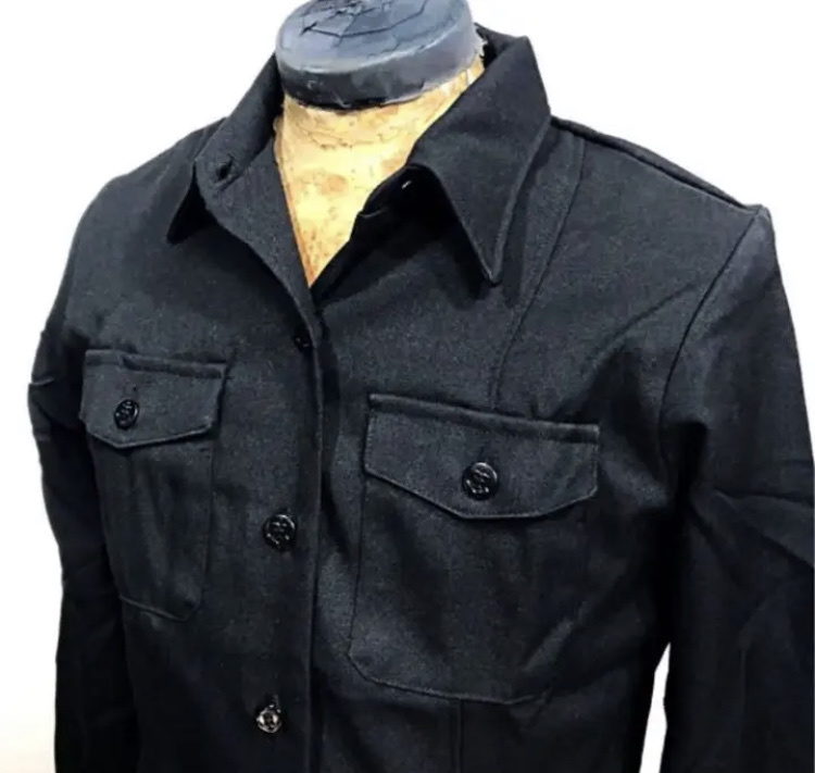 80s デッド 46枚 セット 32S 29S 女性 黒 米軍実物 制服 シャツ