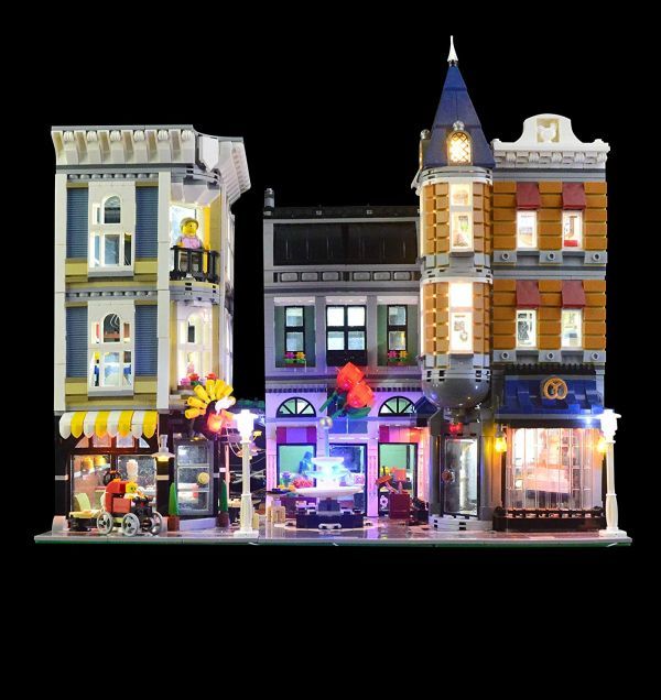 MOC LEGO レゴ ブロック クリエイター エキスパート 10255 互換 にぎやかな街角 Assembly Square LED ライト キット DL010_画像1