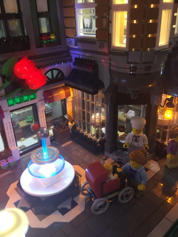 MOC LEGO レゴ ブロック クリエイター エキスパート 10255 互換 にぎやかな街角 Assembly Square LED ライト キット DL010_画像7