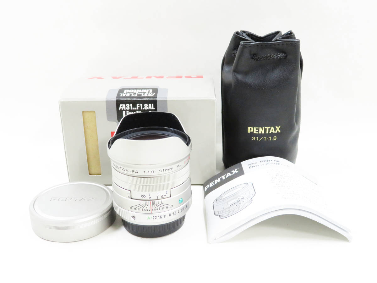 ジャンク品 PENTAX ペンタックス AF レンズ smc PENTAX-FA 31mm F1.8