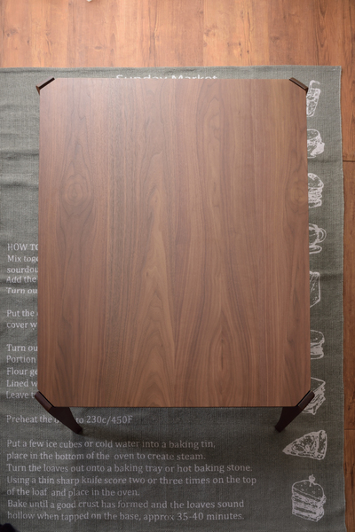 東谷 あずまや KT-108 コタツテーブル ブラウン 天然木化粧繊維板(ウォルナット) 天然木(ラバーウッド) ウレタン塗装 天然木 - 3