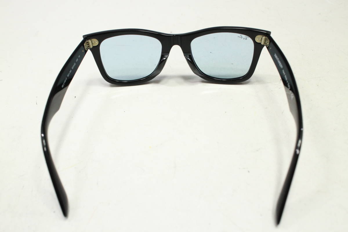 1 иен ~ прекрасный товар [ RayBan /Ray-Ban подлинный товар ] солнцезащитные очки /RB2140-F/WAYFARER/ пластиковая оправа / черный [S709M