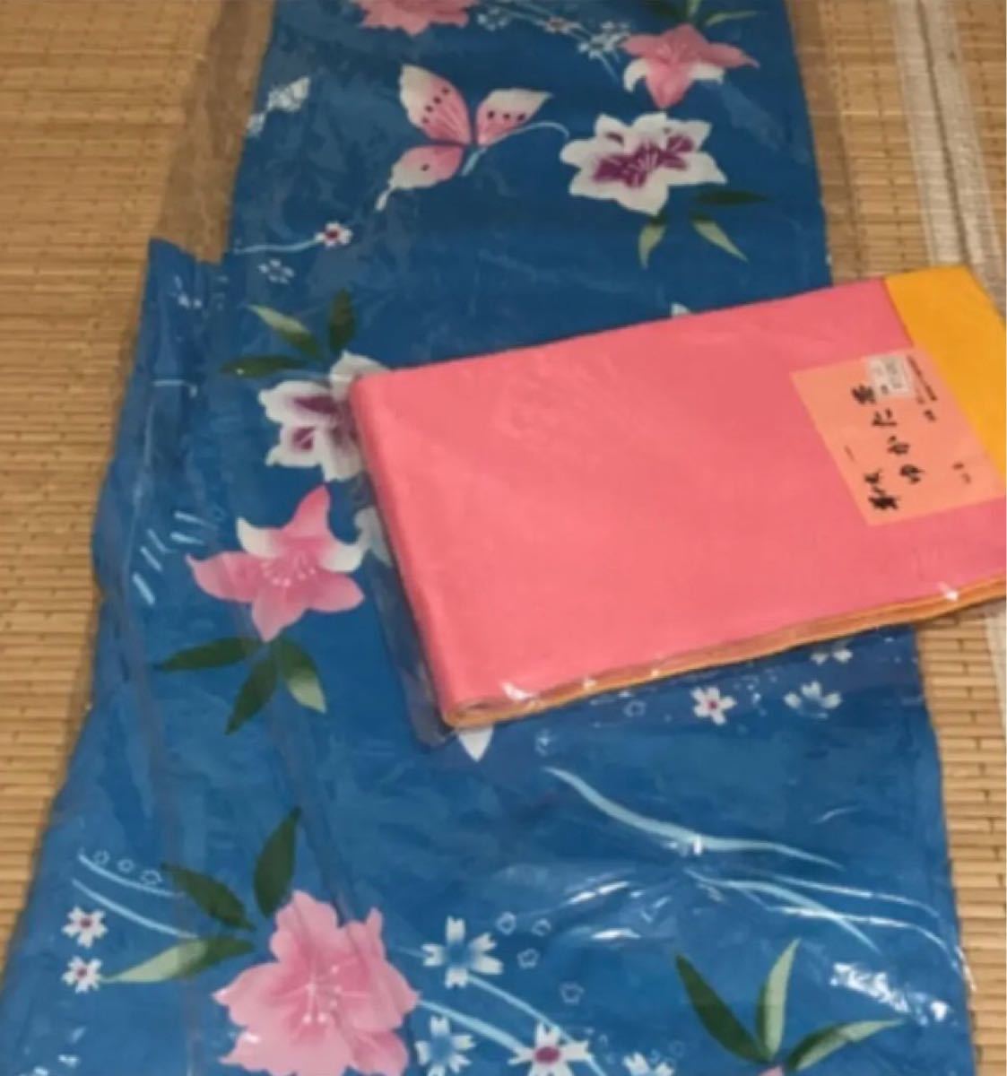 474円 【タイムセール！】 新品浴衣と帯のセット