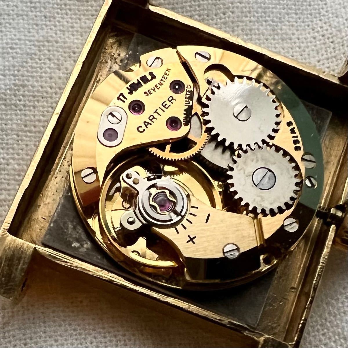 OH済 70年代 70s カルティエ タンク マストタンク cartier 手 OH済 70年代 70s カルティエ タンク マストタンク cartier 手
