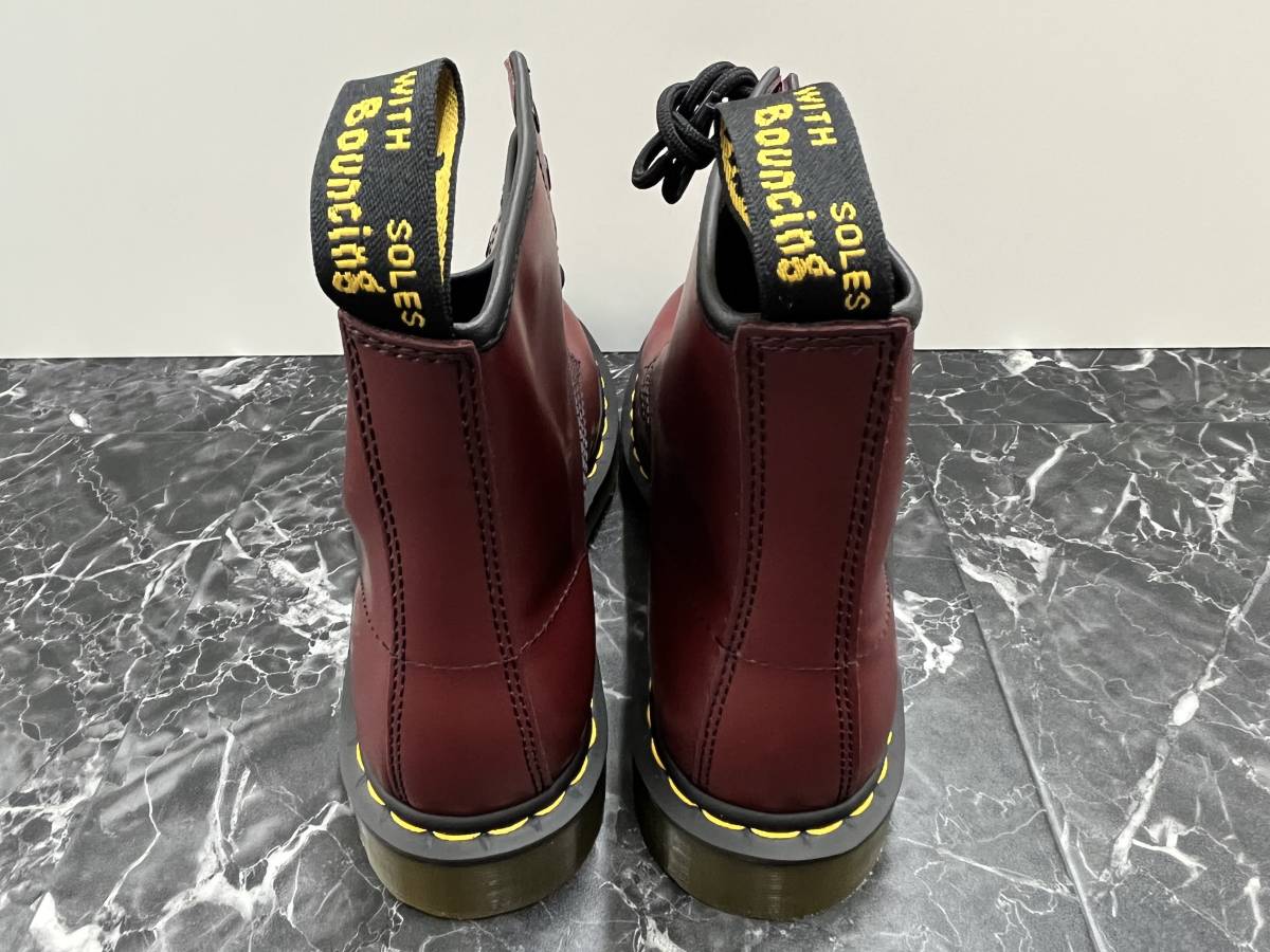 【Dr.Martens ドクターマーチン】1460 8ホールブーツ 26cm CHERRY RED 11822600 箱あり 中古品 美品_画像5