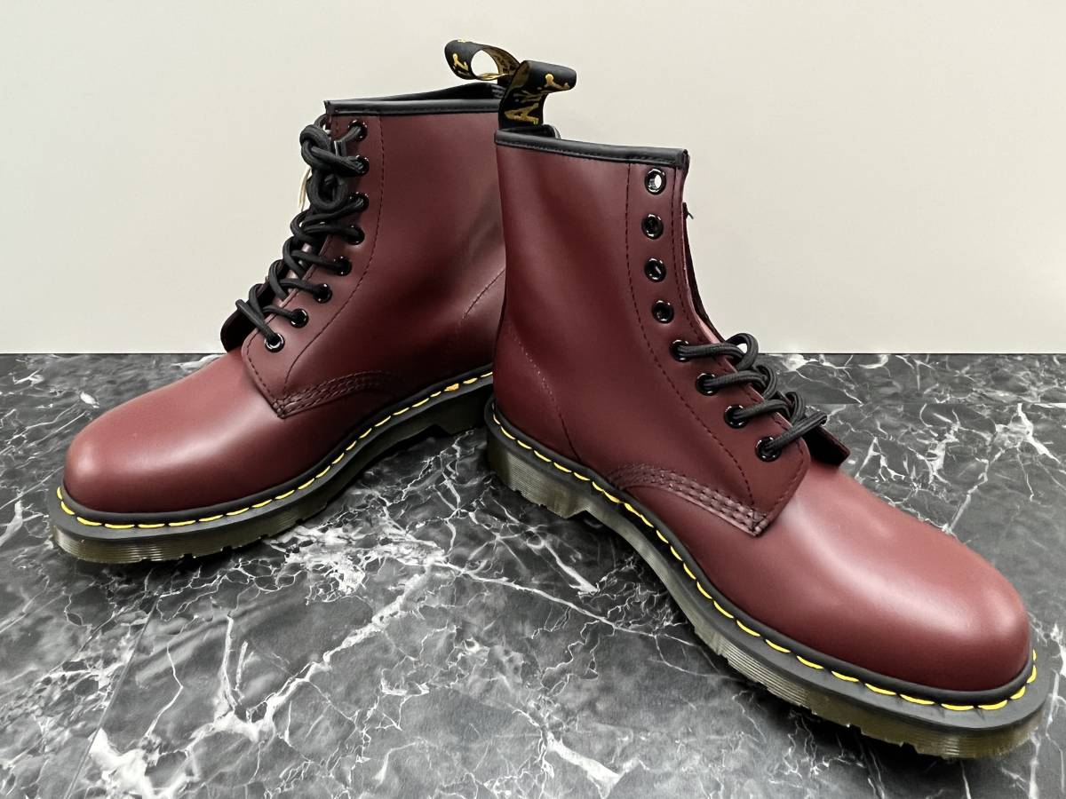 【Dr.Martens ドクターマーチン】1460 8ホールブーツ 26cm CHERRY RED 11822600 箱あり 中古品 美品_画像6