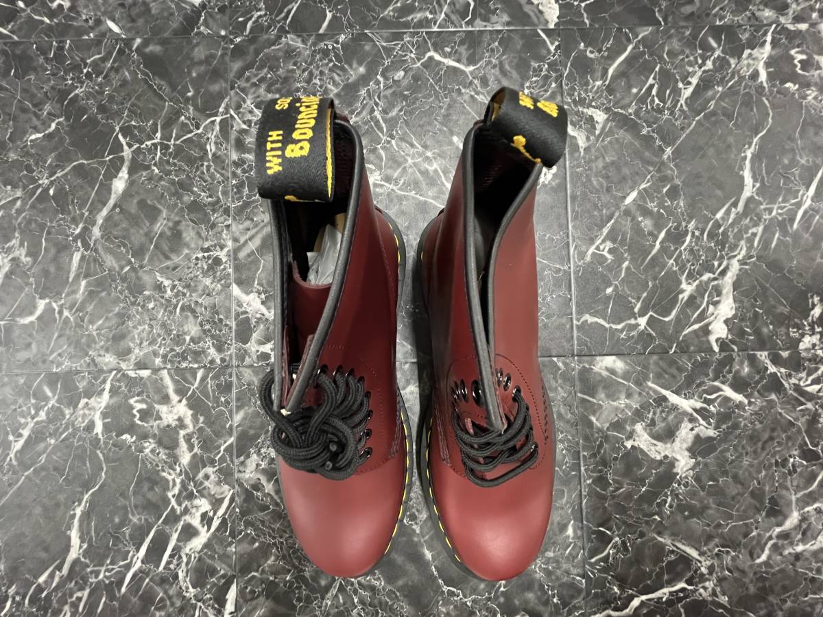 【Dr.Martens ドクターマーチン】1460 8ホールブーツ 26cm CHERRY RED 11822600 箱あり 中古品 美品_画像7