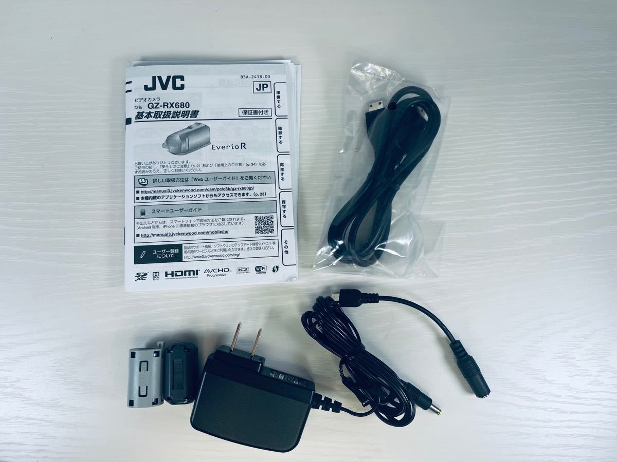Victor・JVC GZ-RX680-B ビデオカメラ - カメラ