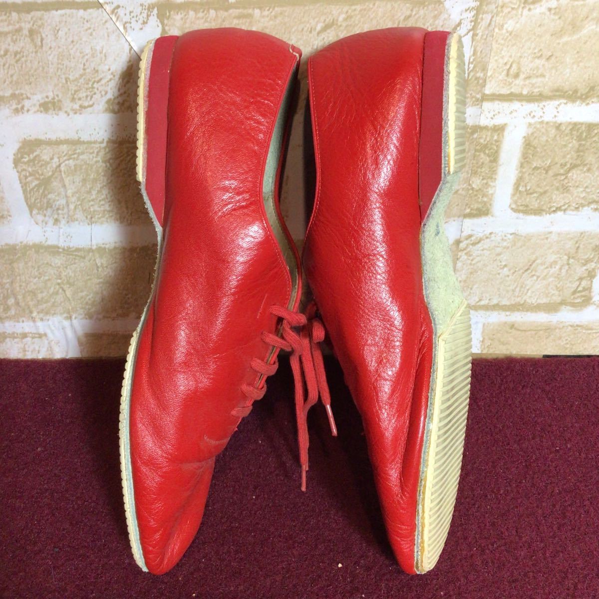 [ selling out! free shipping!]A-199 Chacott! Dance shoes! red!25.0cm! Jazz! Dan sa-! tea cot! hobby! work! change for also! used!