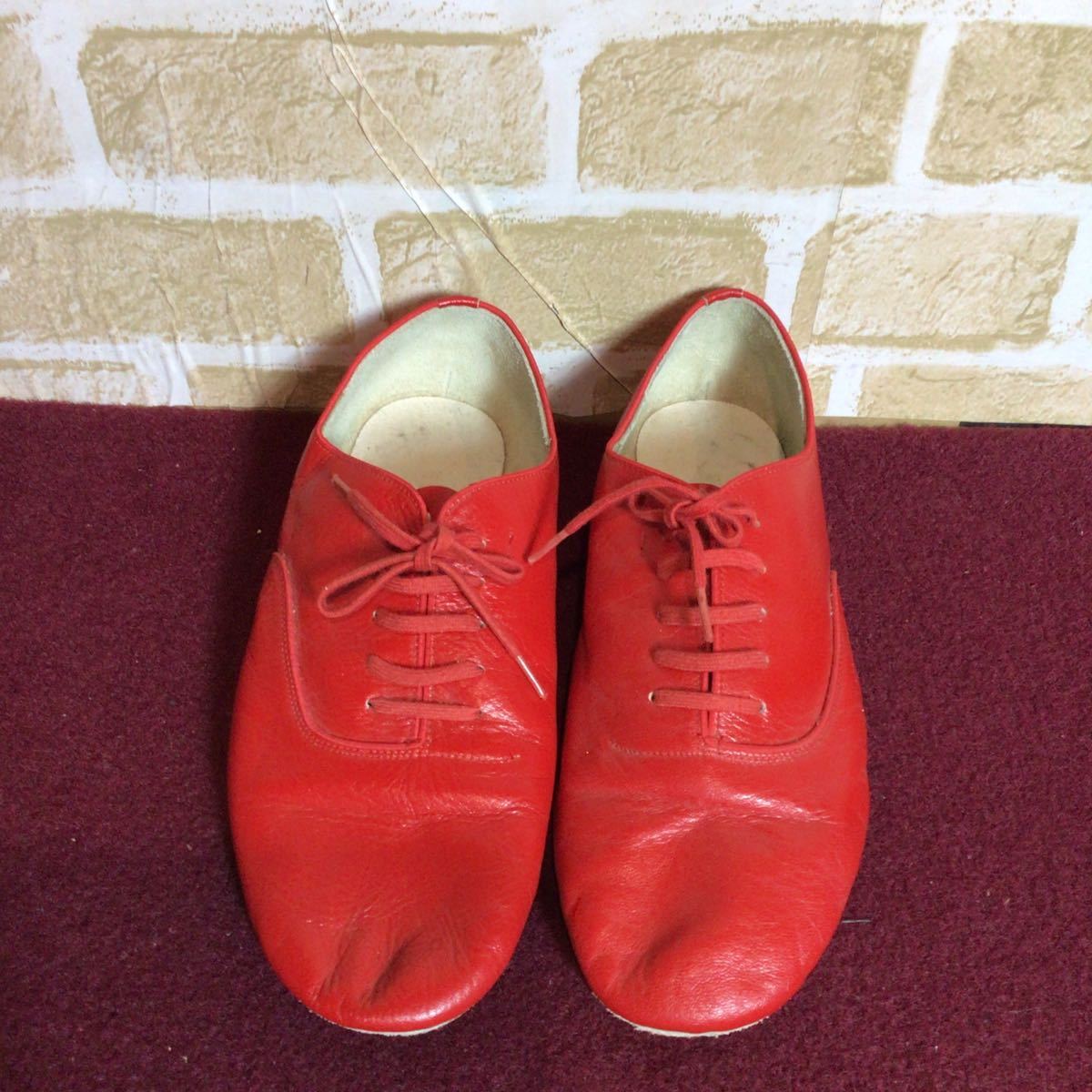 [ selling out! free shipping!]A-199 Chacott! Dance shoes! red!25.0cm! Jazz! Dan sa-! tea cot! hobby! work! change for also! used!