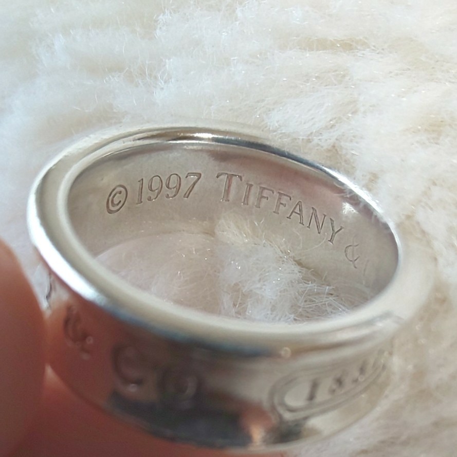 ティファニー ナローバーSネックレス&ナローリング7.5号 TIFFANY&Co