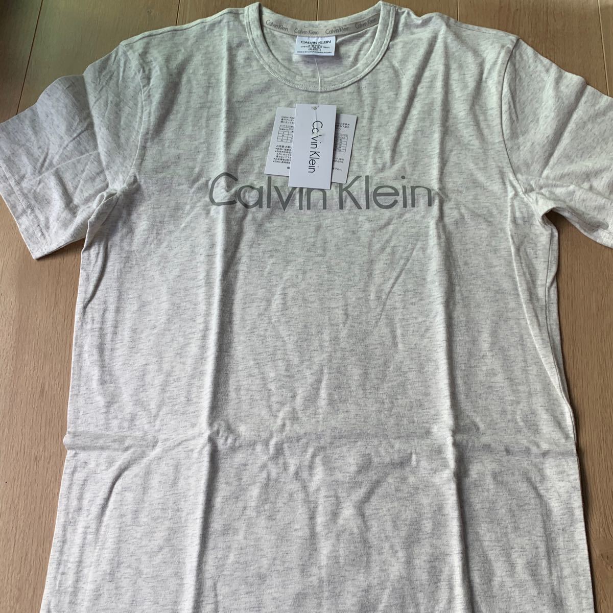 【新品未使用品】Calvin Klein カルバンクラインコットン 半袖 ロゴTシャツ 米国Sサイズ