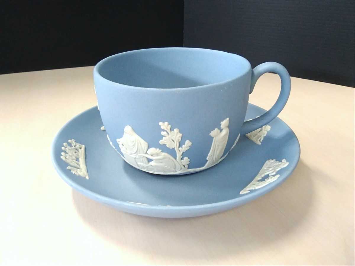 ウェッジウッド WEDGWOOD カップ&ソーサー 1客 ジャスパー ペール