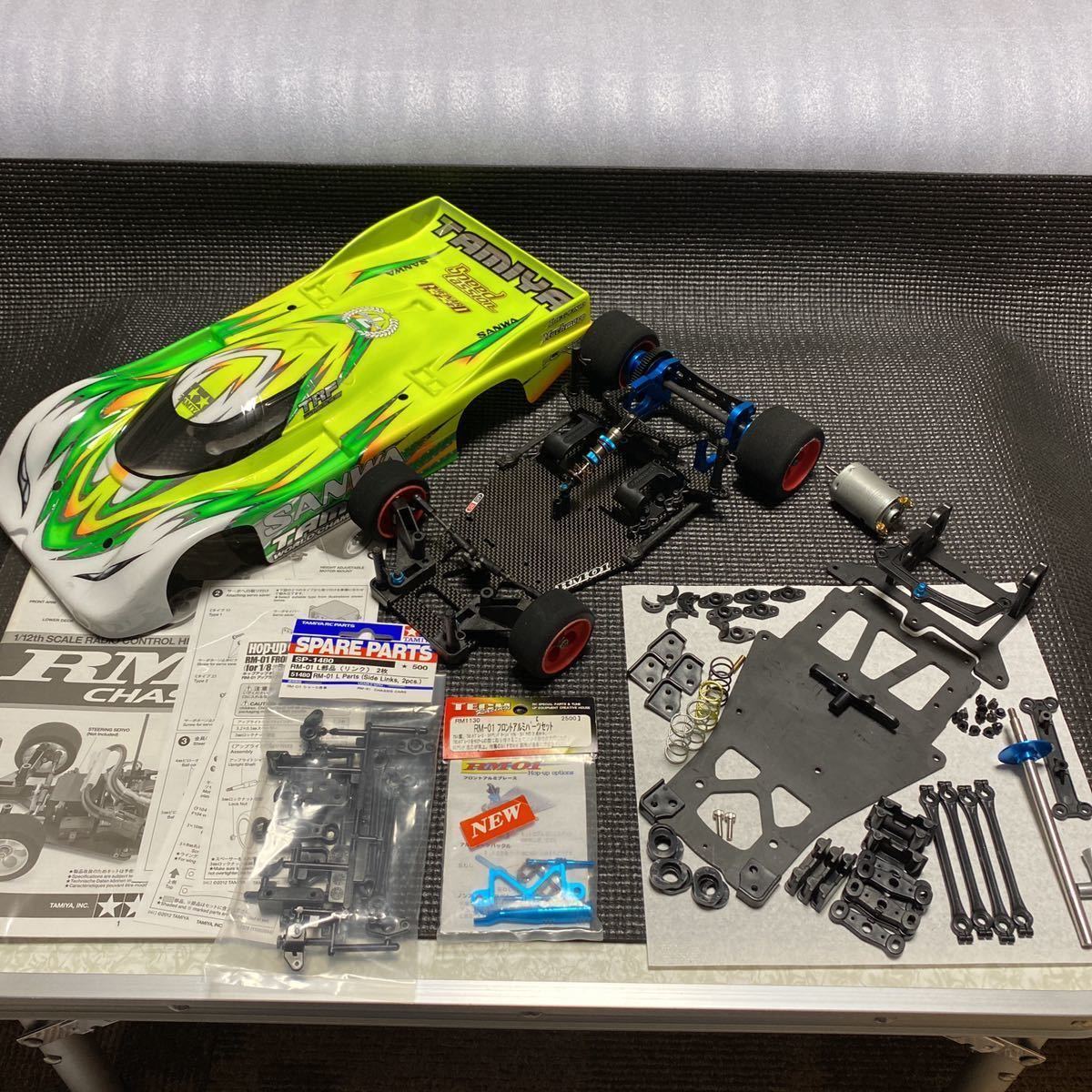 ☆ タミヤ1/12 RM-01(ポルシェ956ボデイ)電動RCカー 新品部品付