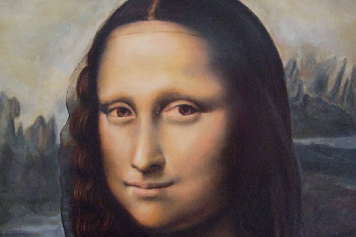商品実物の写真です【模写】『モナ・リザ』レオナルド・ダ 商品実物の写真です【模写】『モナ・リザ』レオナルド・ダ
