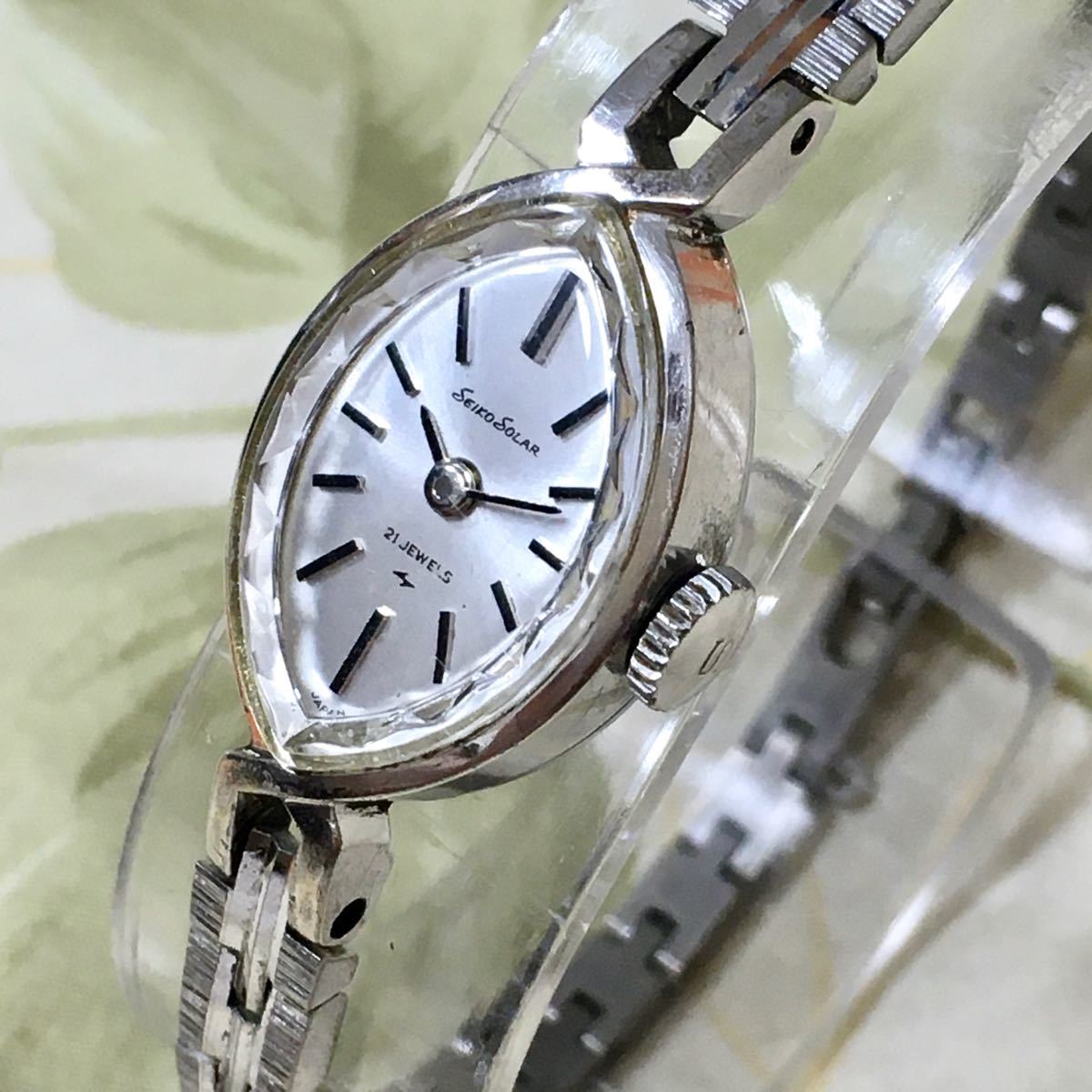 昭和レトロ☆ヴィンテージ 高品質SEIKO 21石手巻きレディース腕時計☆稼働品