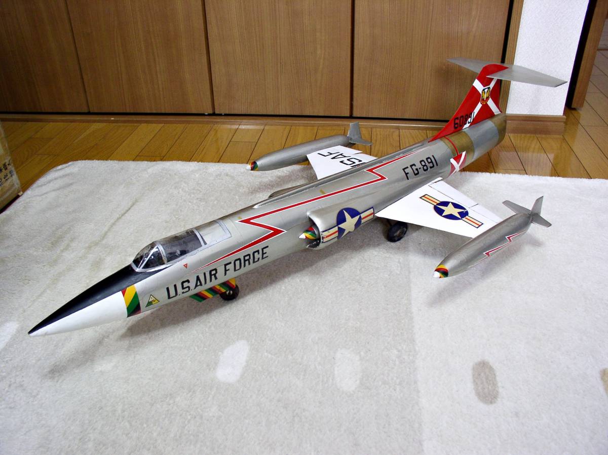 ☆昭和レトロ 発送不可 グライダー ジェット戦闘機 U.S. AIR FORCE FG