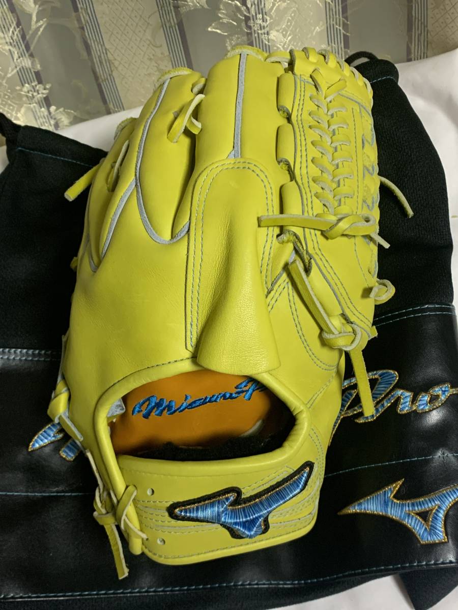 日本製 ミズノプロ 波賀 MIZUNOPRO オーダー 耕作 軟式用 右投げ 投手