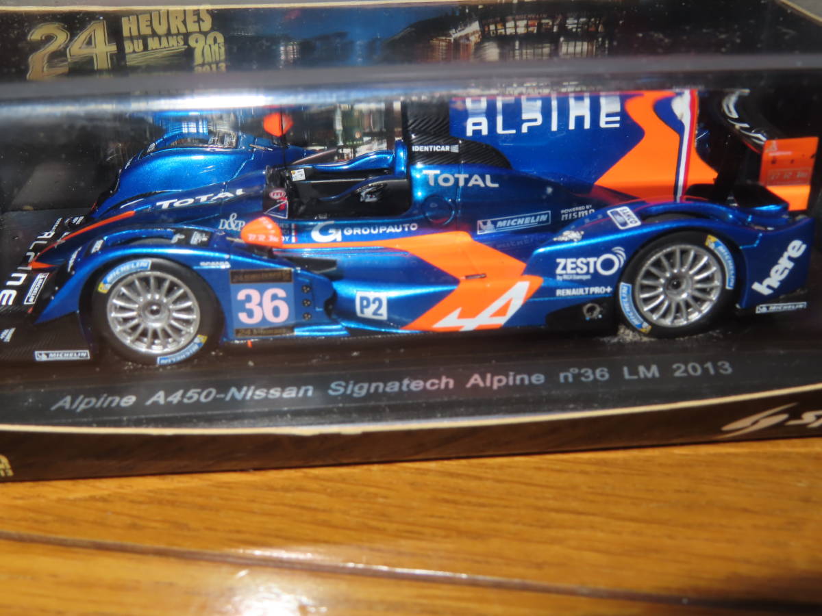 スパークモデル spark1/43 Alpine A450-Nissan Signatech Alpine No.36 LM 2013 S3755　ルマン　24時間_画像2