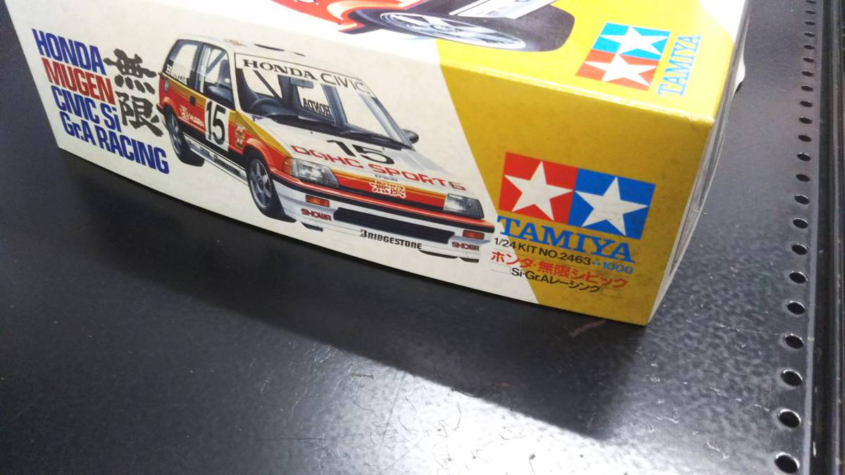 未組立 プラモデル タミヤ 1/24 スポーツカーシリーズ NO.63 ホンダ・無限シビック Si-Gr.Aレーシング_画像2