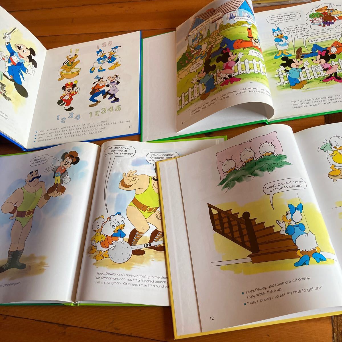 DWEディズニー英語システム story book1〜4 絵本CD ライトライト