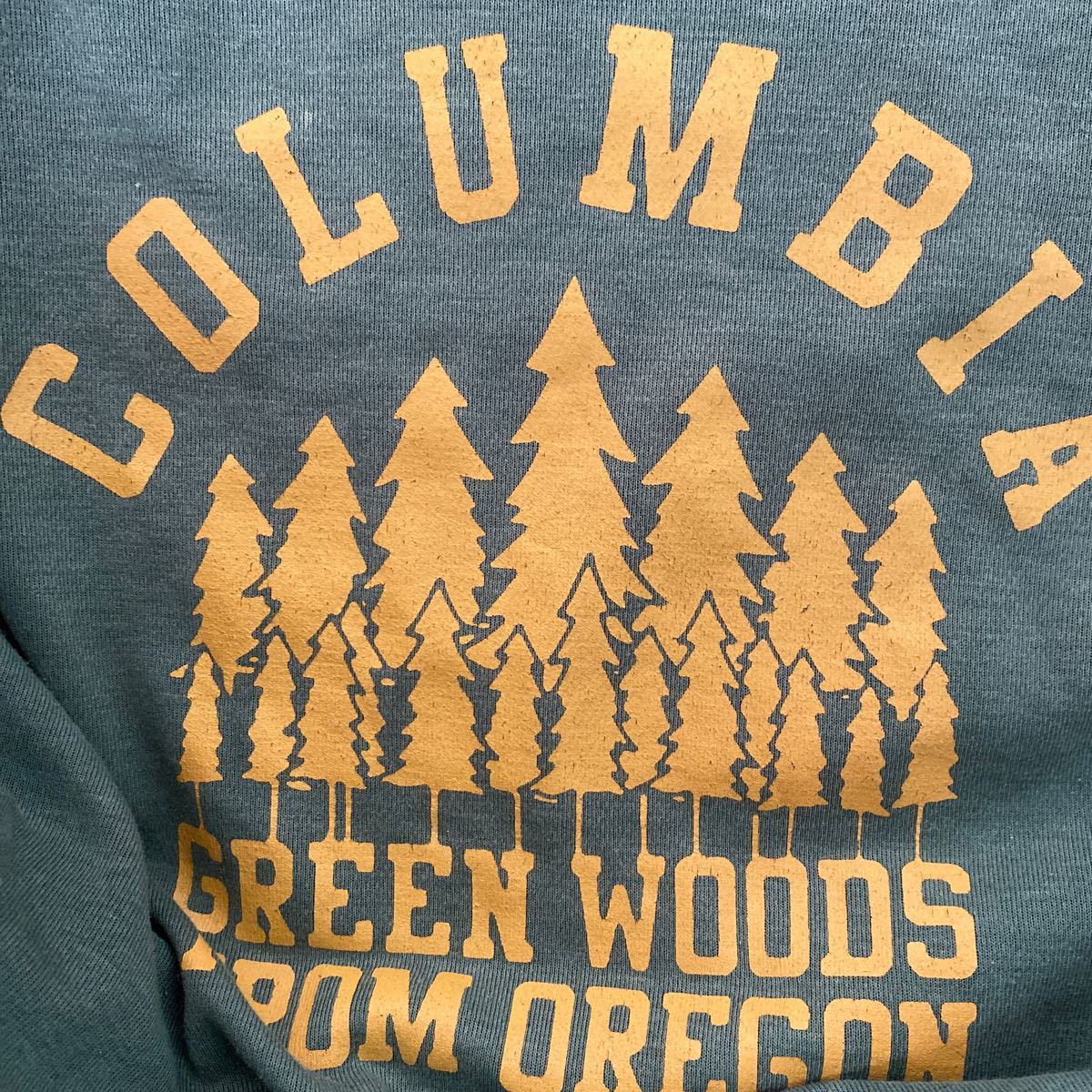 Columbia  コロンビア 半袖Tシャツ グリーン系 サイズM 部屋着 緑 