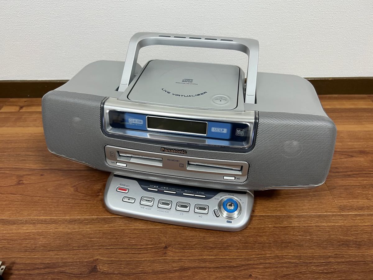 CD MD テープ プレイヤー(Panasonic)美品