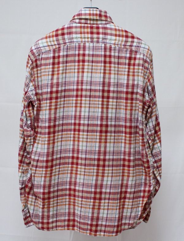 Engineered Garments engineered garments Work Shirt Plaid C/L Twill проверка рубашка work shirt XS