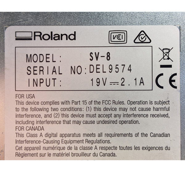 廃盤美品!!Roland DG カッティングマシン SV-8 STIKAステカ カッティングプロッター/ステッカー作成 オマケ詳細カット用刃5本 箱入り 6