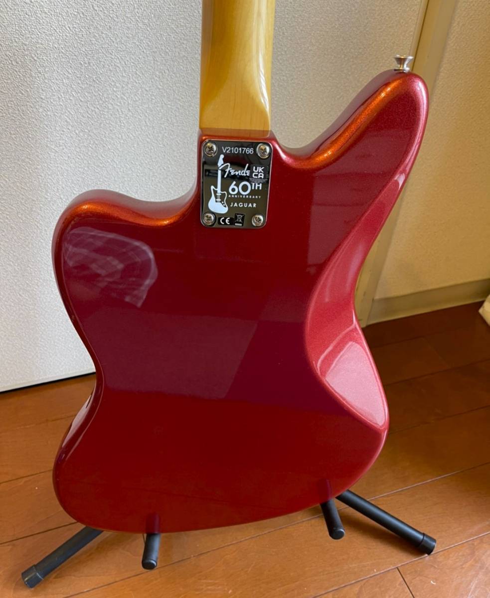 ほぼ新品+Mod (40万相当)Fender 60th Anniversary Jaguar Mystic Dakota Red +MASTERY BRIDGE M1+スムーステーパー_画像9