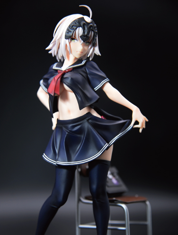 【正規】グリズリーパンダ ジャンヌダルク オルタ 完成 ガレージキット FGO 塗装済 完成品 制服シリーズ ジャンヌ・ダルク オルタ