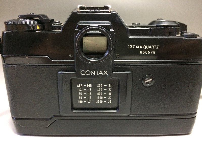 コンタックス CONTAX 137 MA QUARTZ フィルムカメラ ボディ+ レンズ Carl Zeiss Planar 50mm F1.4 T* カールツァイス プラナー ◆187_画像3