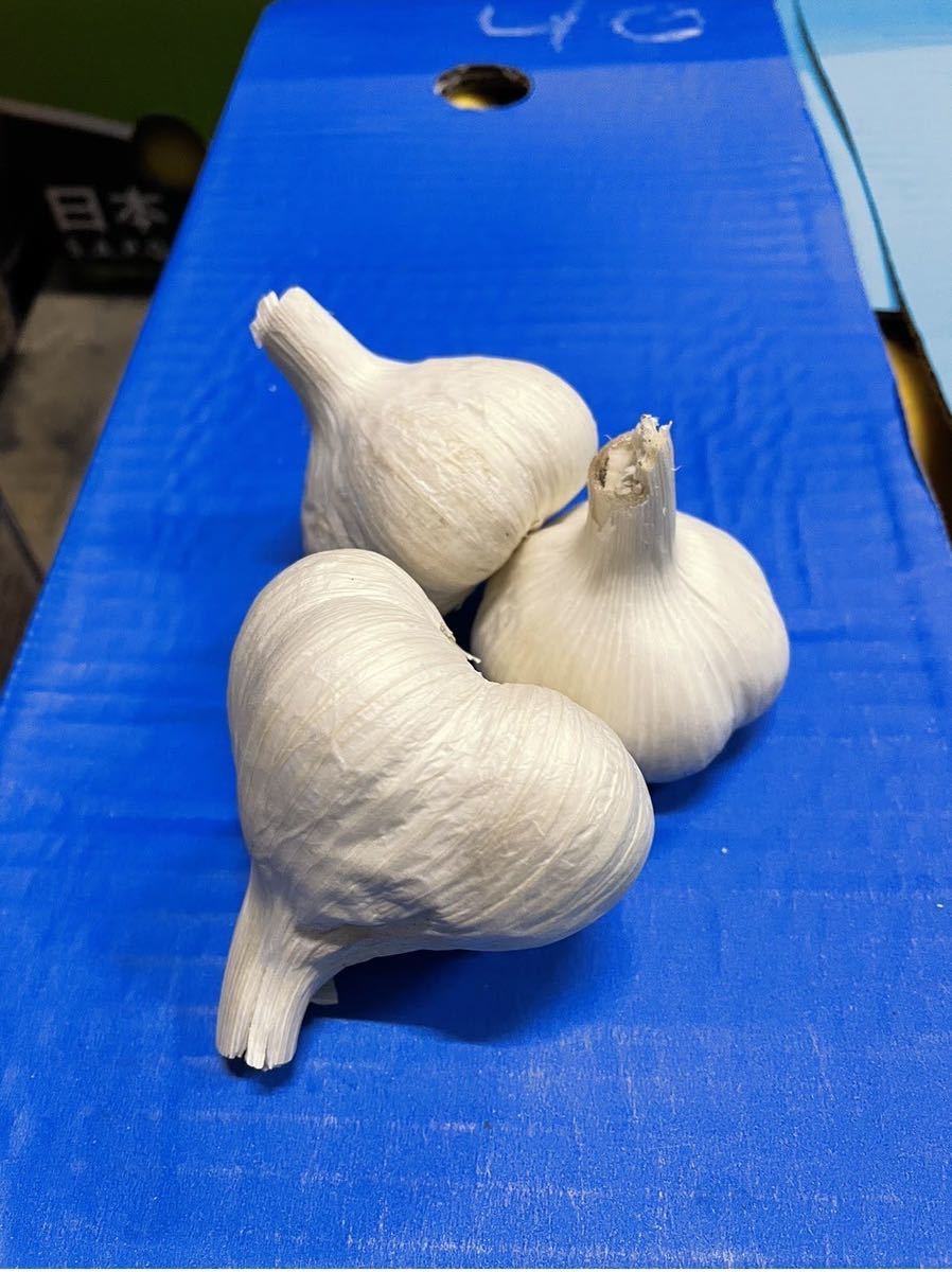 新物 令和4年度 青森県産 ホワイト六片 ニンニク にんにく 大きめ バラ 5kg_画像3