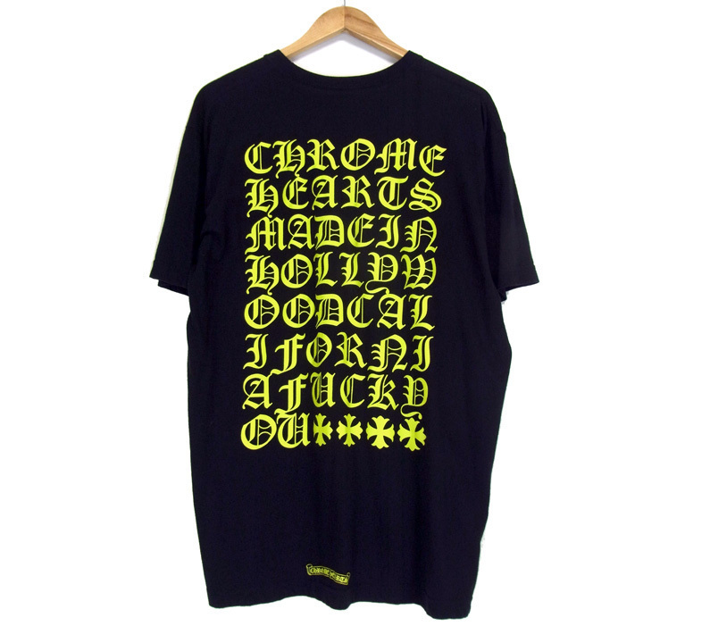 クロムハーツ CHROME HEARTS □ バック ネオン ロゴ プリント ポケット